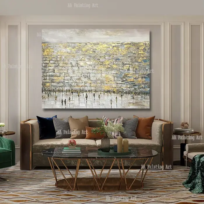 Grande toile d'art de luxe