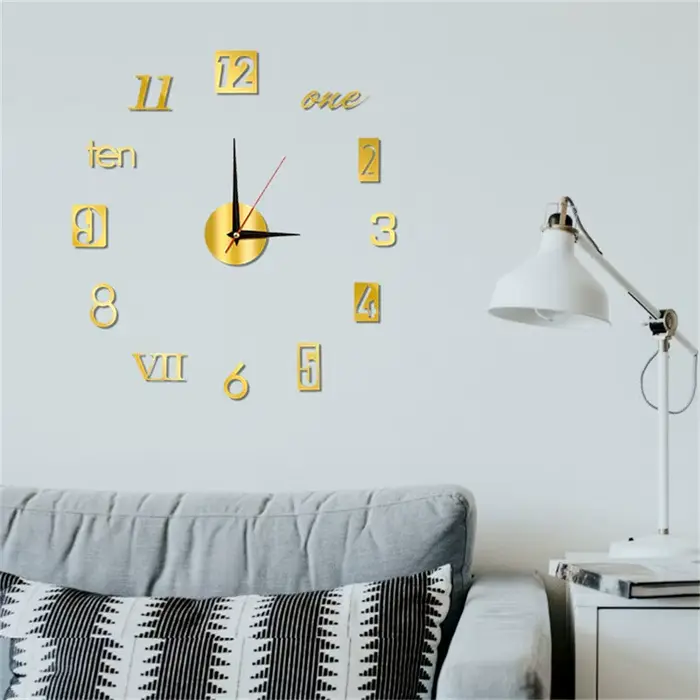 Horloge murale silencieuse Shoous créative