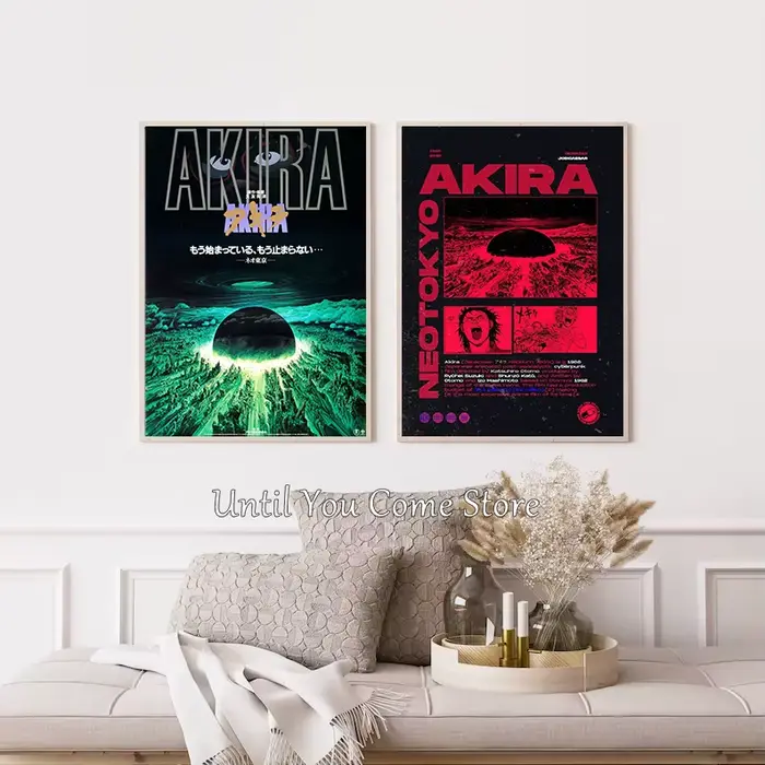 Affiche rétro de film A-Akira classique