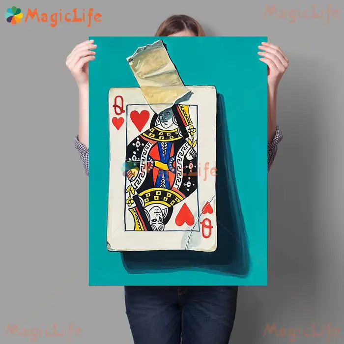 Poker Joker cartes à jouer reine roi Casino imprime images murales pour salon décor affiche mur Art toile peinture sans cadre