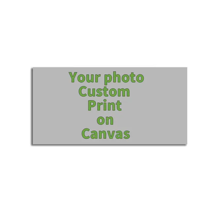Grande impression sur toile personnalisée horizontale, photo personnalisée pour la vie de famille, l