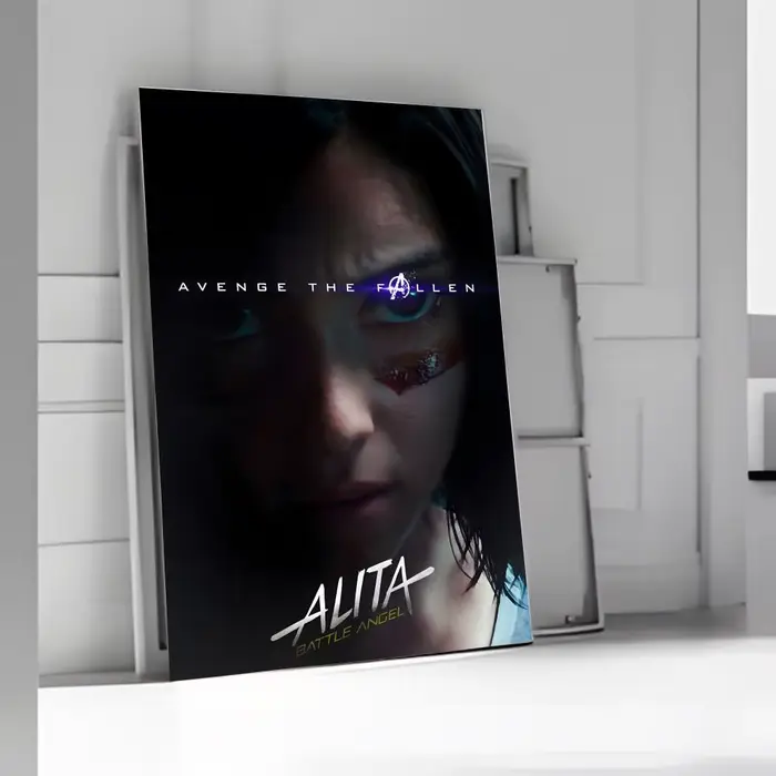 Affiche de Film A-Alita Battle A-Angel, autocollant artistique haute définition, auto-adhésif, imper