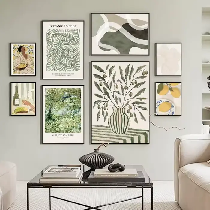 Affiches murales scandinaves minimalistes style bohème