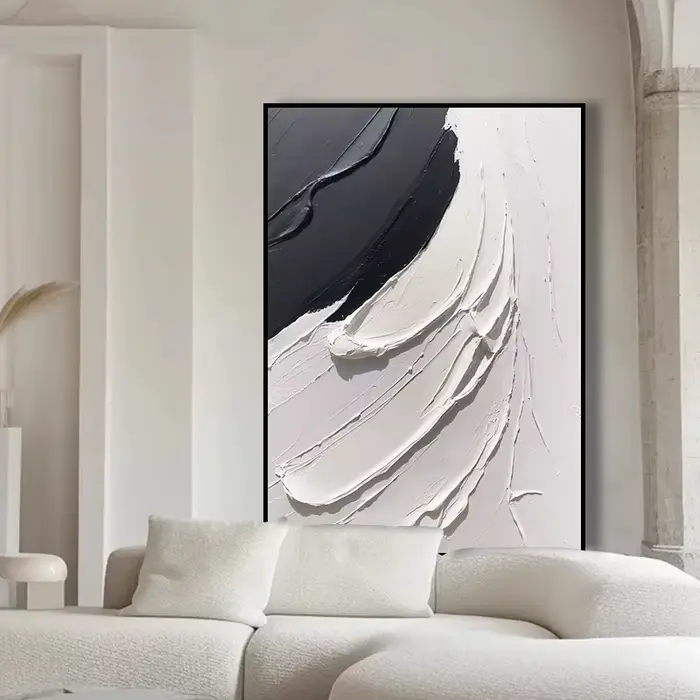 Peinture à l'huile peinte à la main
