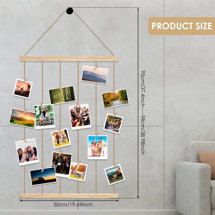 Support mural polyvalent pour affichage de photos