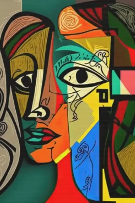 Art mural abstrait scandinave, figurines de Picasso cubiste, affiche en toile HD, impressions, décor