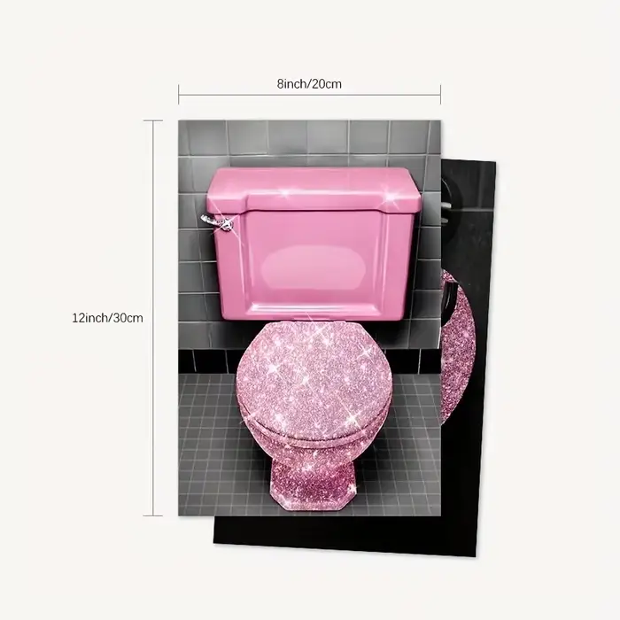 Affiche de toilette sans cadre