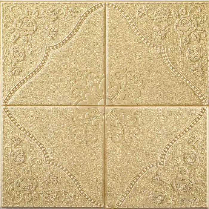 Papier peint auto-adhésif 3D pour décoration de plafond et de toit
