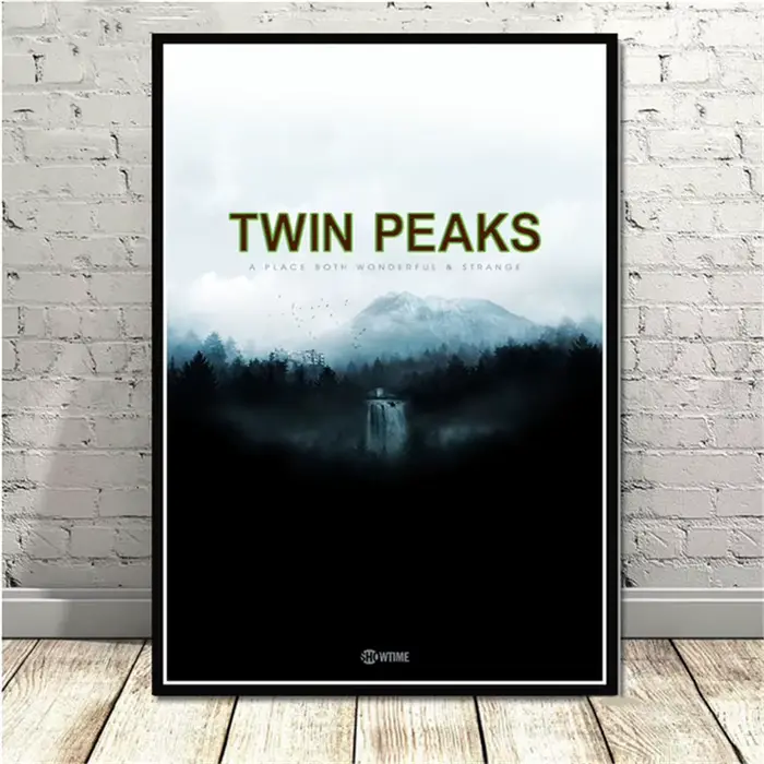 Affiche et imprimés de films classiques de la série télévisée Twin Peaks, peinture sur toile, images