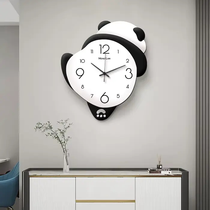 Animal Kawaii horloge murale Unique salon pendule mignon