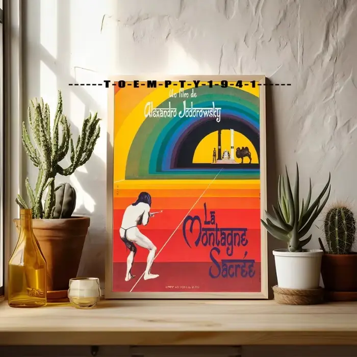 He Holy Mountain – affiche de Film Vintage, couverture de Film imprimée, peinture sur toile d'art mural de la saint montagne, décor de salle de maison de cinéma, 1973