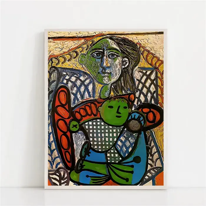 Peinture sur toile d'art abstrait sans titre de 1939 par Picasso