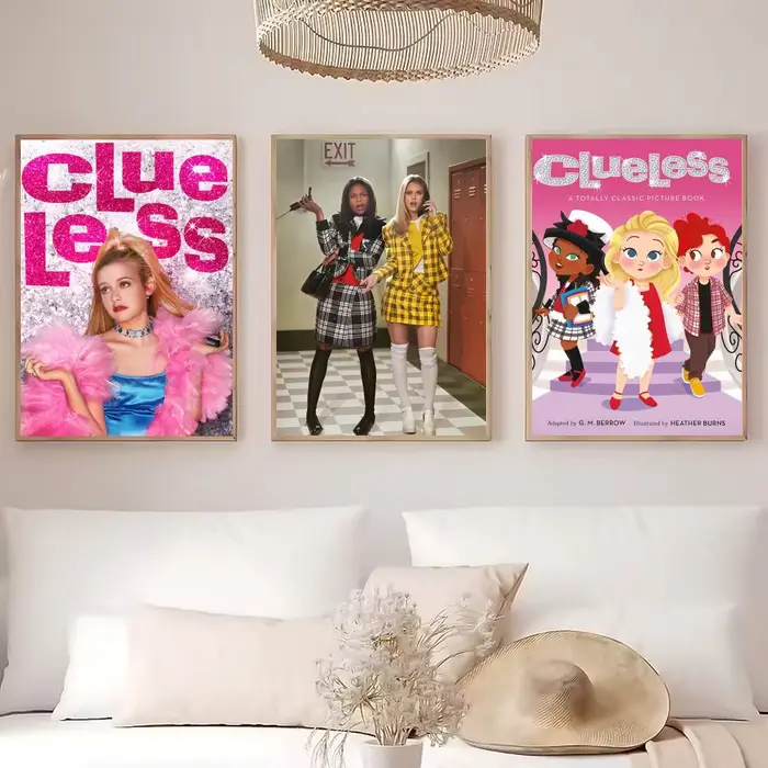 Affiche de films Romance Clueless HD auto-adhésive étanche