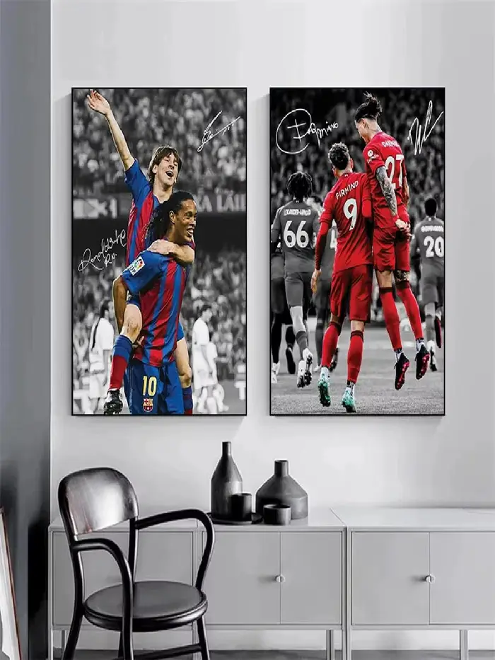 Affiches étoiles de football