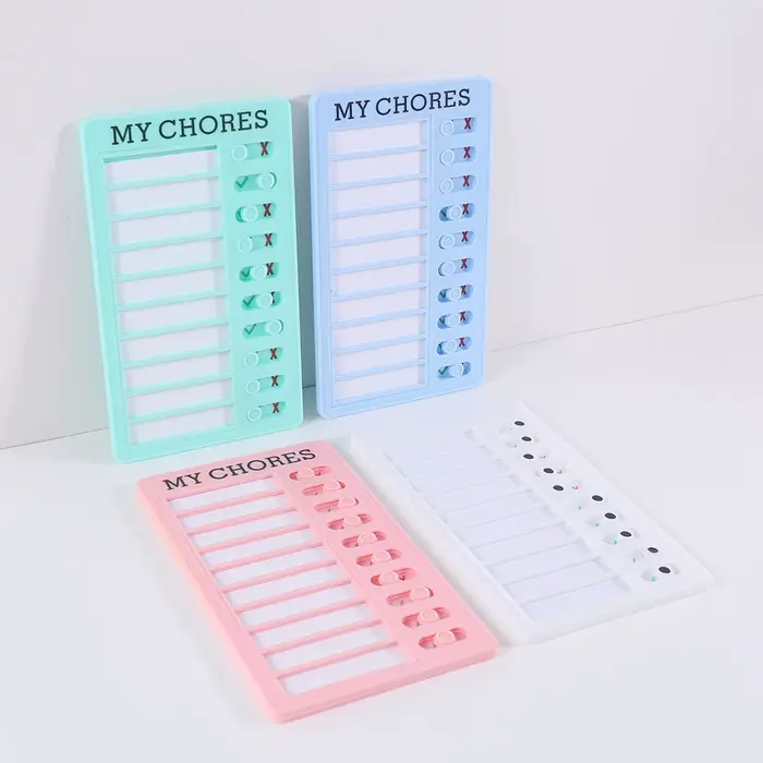 Tableau de tâches pour enfants avec 1 carte vierge