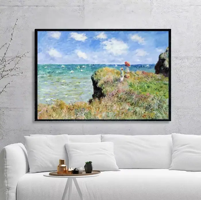 Impressionnisme œuvre série Claude Monet toile peinture affiche esthétique HD impression mur Art