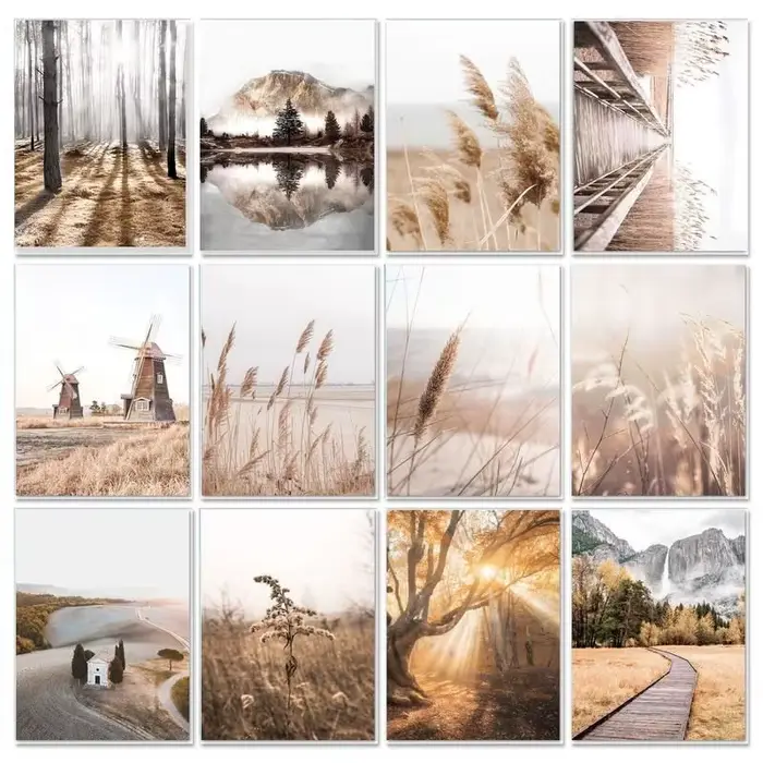 GatyzQuantité-Cadre de paysage naturel pour adultes