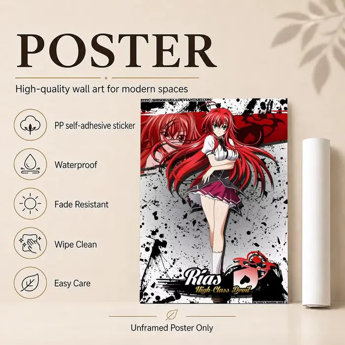 Affiche High School DxD Hero, décoration de la maison, impression d'art mural intérieur, affiches de garage, cadeau