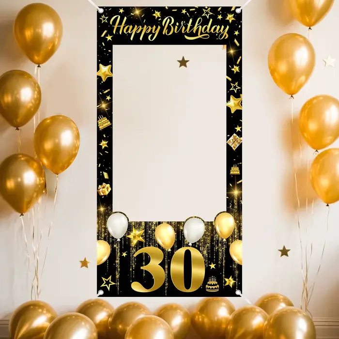 Cadre photo et accessoires de photomaton pour anniversaires 30