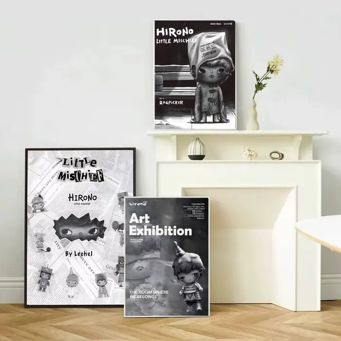 Affiche de dessin animé H-HIRONOES