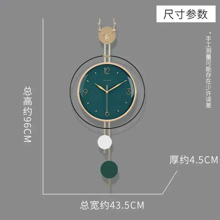 Horloges murales modernes d'angle, esthétiques, pour chambre à coucher, cuisine, style nautique, nor