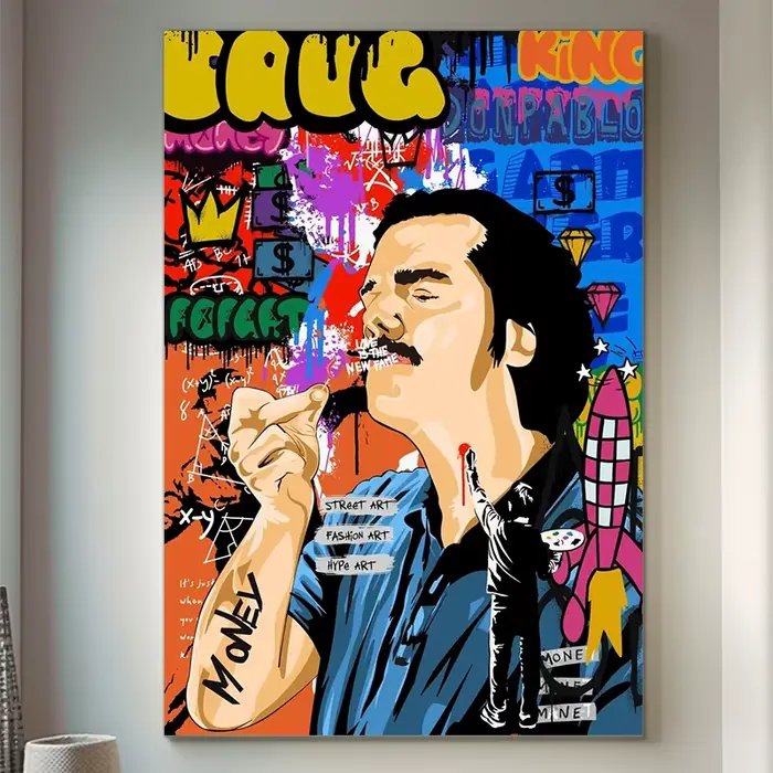 Graffiti Pop toile peinture Scarface rue film mur Art Mona Lisa abstrait protrait affiches et impressions décor à la maison murale