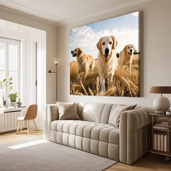Affiche Photo personnalisée avec cadre en bois DlY