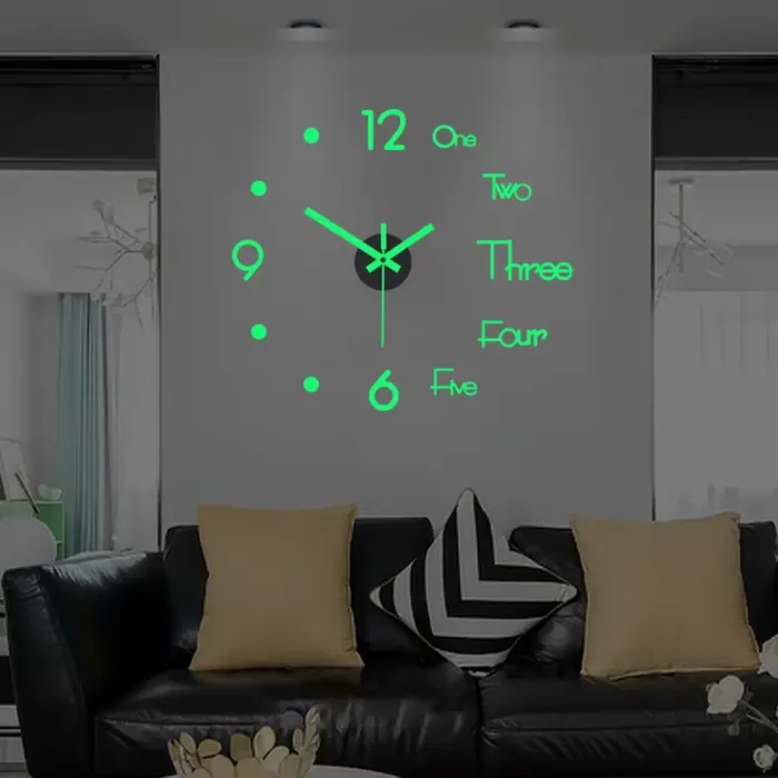 Horloge murale sans cadre