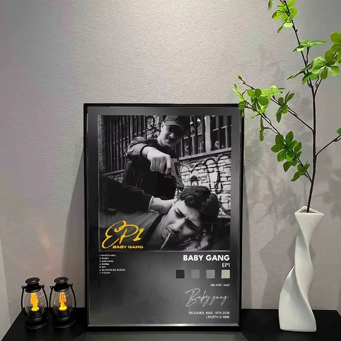 B-baby g-gang affiche Album de musique toile impression mur Art chambre décor mur Art