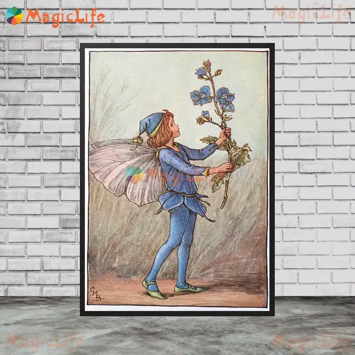 Affiche Murale Nordique de Fées de Printemps