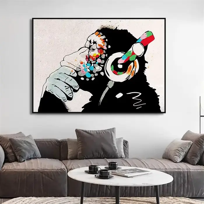 Classique rétro mur Art Banksy rue Graffiti HD toile impression affiche maison salon chambre peinture décorative