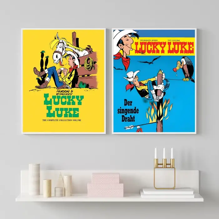 Affiche de dessin animé l-Lucky Luke