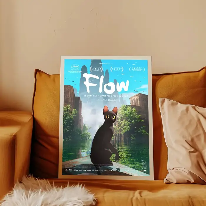 Affiche de film imprimée Flow 2024