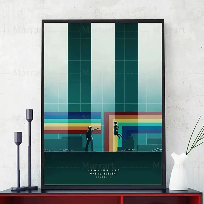 Eddie Munson onze Vecna Demogorgon personnages célèbres dans la série TV affiche d'art mur Art toile peinture impressions modernes décor à la maison