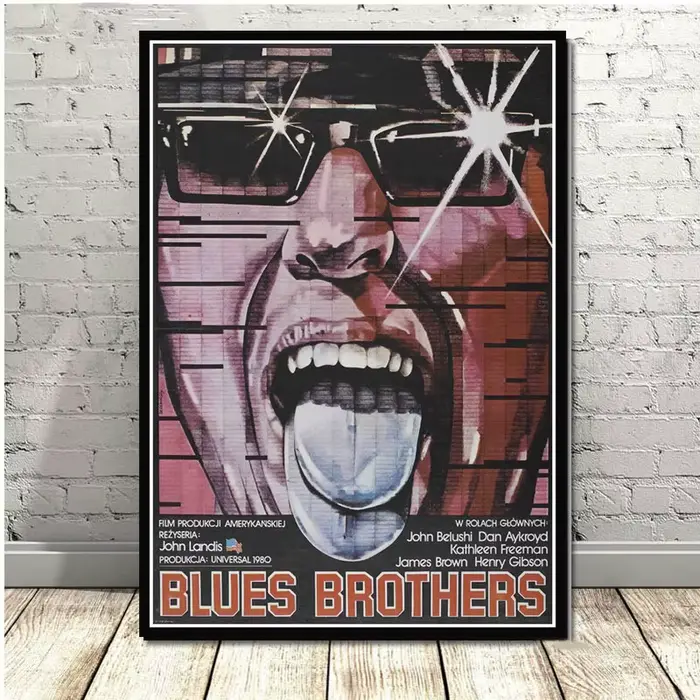 Blues Brothers – toile de film Vintage, affiches de série télévisée classique, imprimés pour décorat