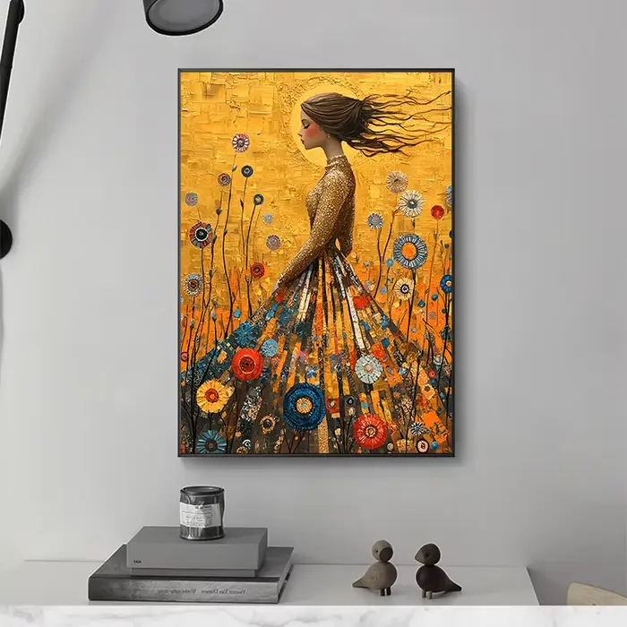 Toile de peinture murale de Style Gustav Klimt