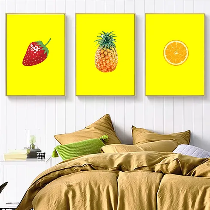 Affiches de peinture sur toile de fruits