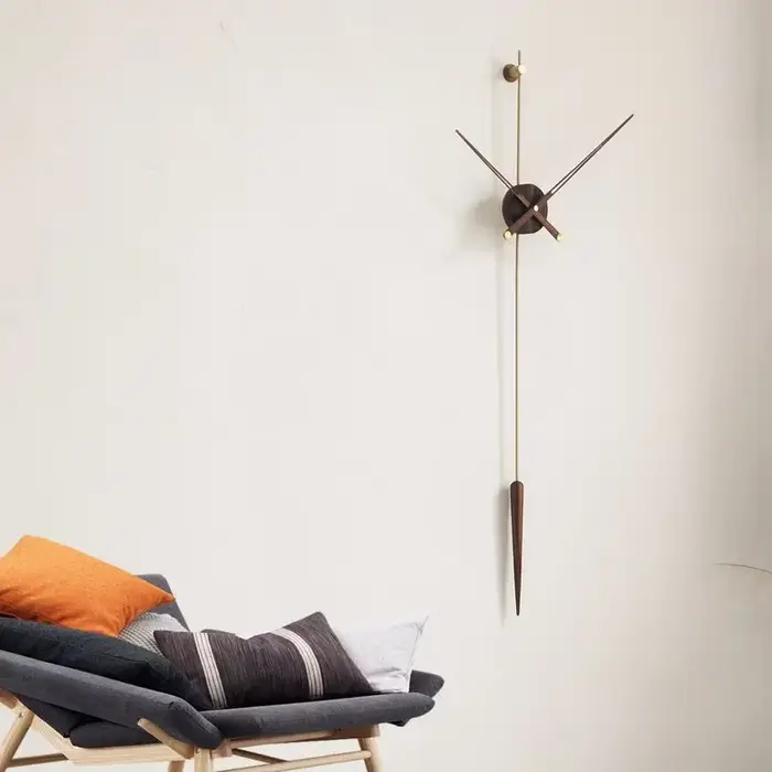 Grande horloge murale moderne pour salon