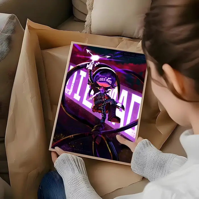 Affiche M-Murder Drones en PP de qualité supérieure, autocollant mural, à décoller et à coller, impression HD, décoration intérieure imperméable
