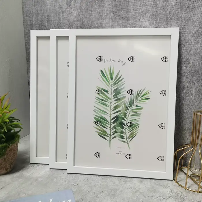 3 pièces cadres Photo en bois pour mur Photo 10X15 15X20 20X25 A4 cadre Photo support pour photos Ph