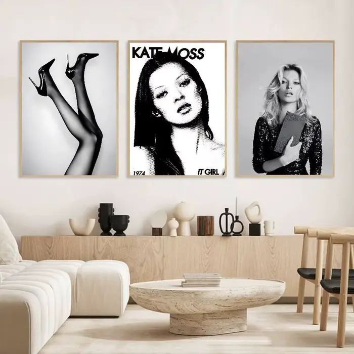 Kate Moss – affiche d'art moderne HD
