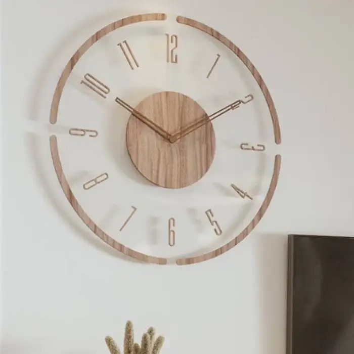 Horloge murale de mode