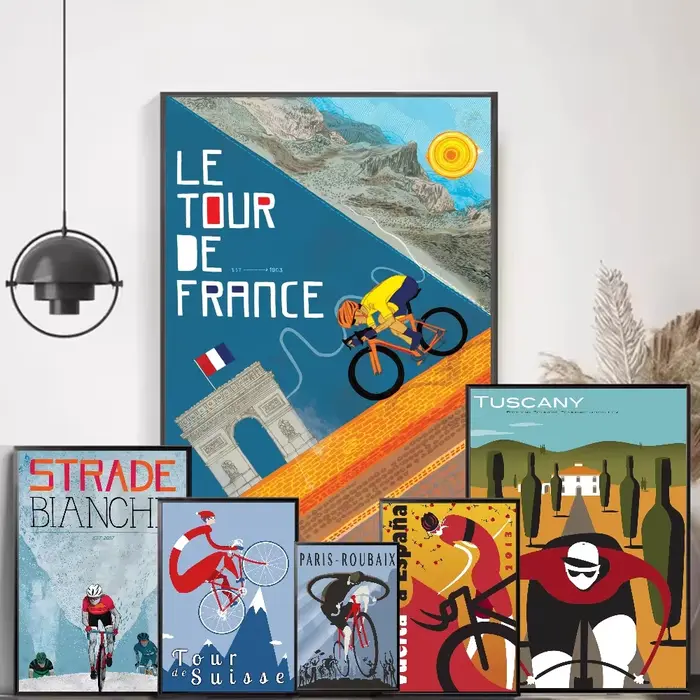 Affiche de vélo Vintage