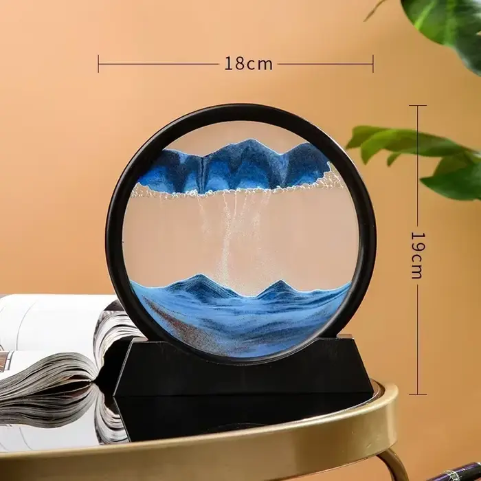 Tableau d'art de sable en mouvement 3D