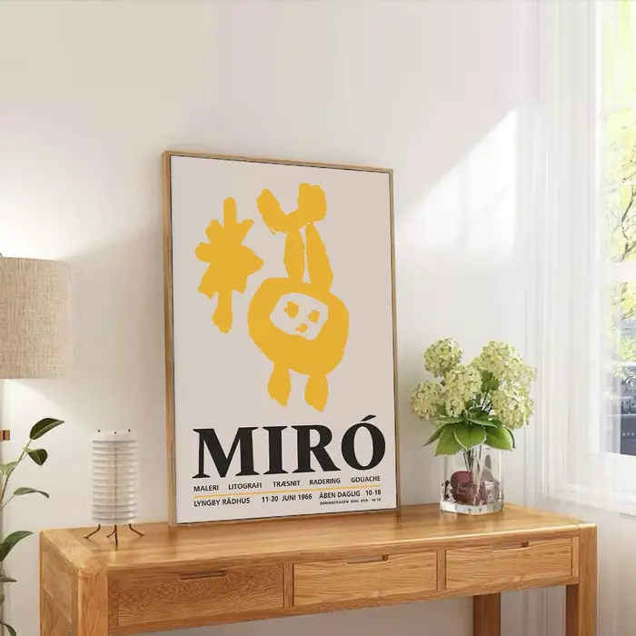 Joan Miro – affiches d'art abstrait Vintage, peinture sur toile, salle d'impression, maison, cuisine