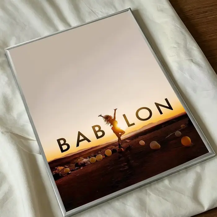 Affiche artistique et élégante du film B-Babylon, décoration murale pour la maison, le bureau, le ba