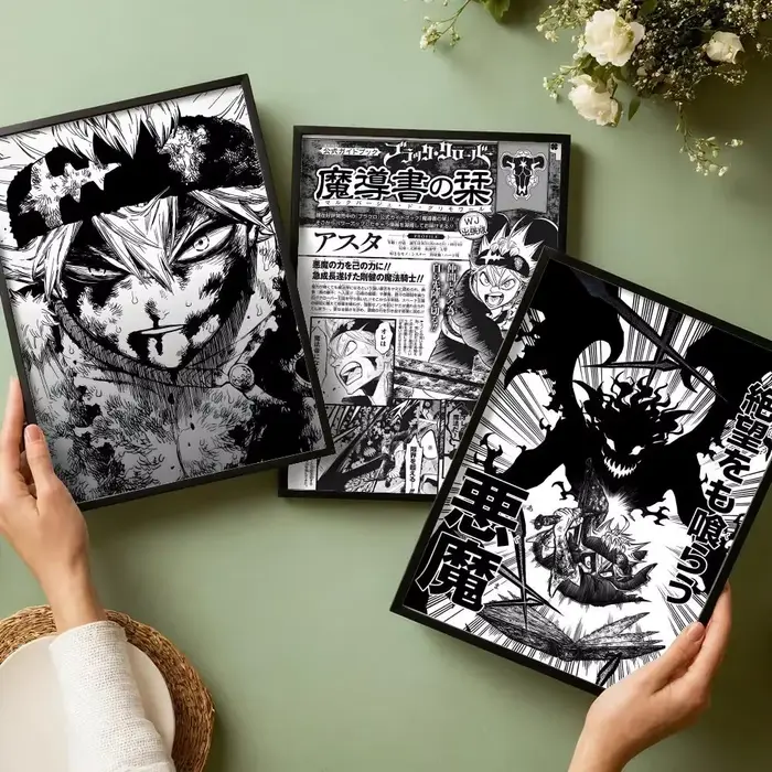Affiche décorative murale Anime B-Black Clover