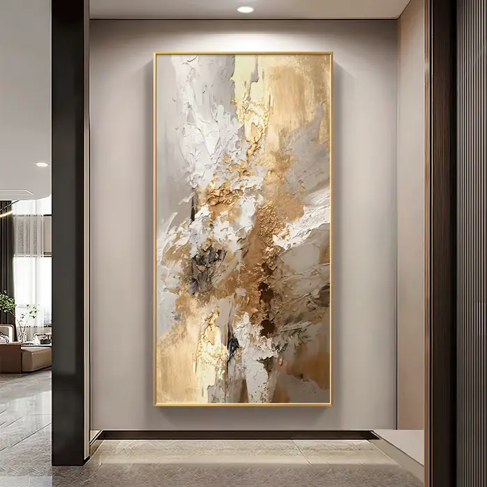 Toile d'art mural abstrait de luxe