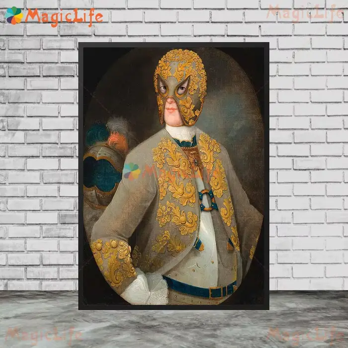 Affiches de Portrait Vintage de l'homme de la Renaissance, images murales pour salon, décoration de 