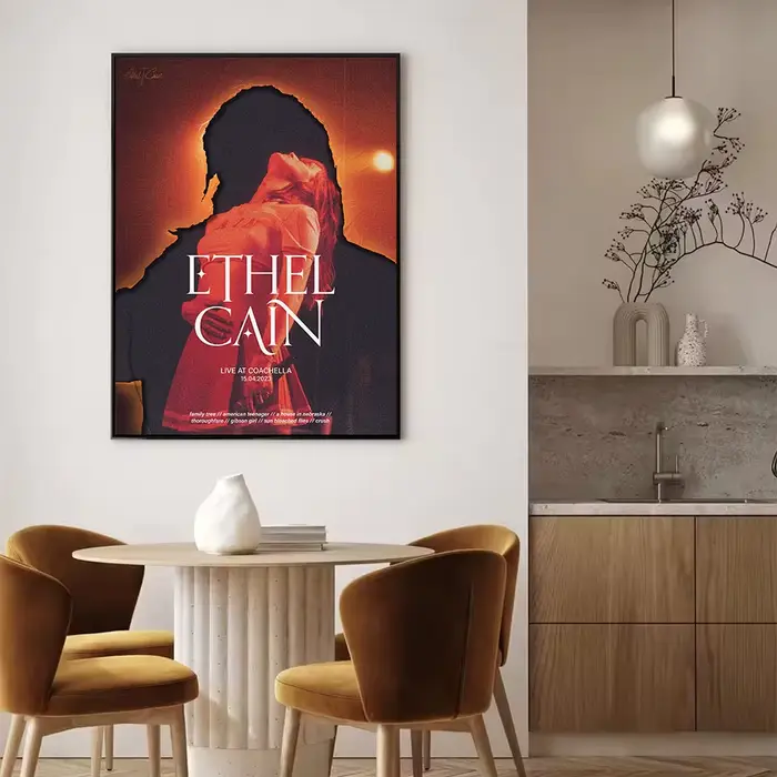 Affiche de chanteur Vintage e-ethel Cain